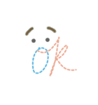 colourful hand write（個別スタンプ：2）