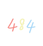colourful hand write（個別スタンプ：37）