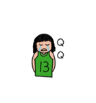 Ugly Girls' Basketball Team（個別スタンプ：33）