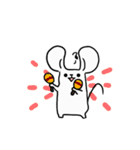 tiny tiny mouse animated.（個別スタンプ：3）