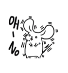 tiny tiny mouse animated.（個別スタンプ：8）