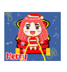 Merry Christmas and Happy New Year 2018（個別スタンプ：6）