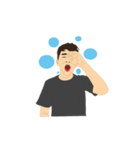 Awkward Cozzy（個別スタンプ：1）