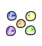 そこはかとなく丸い 9色のやつら。（個別スタンプ：2）