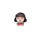 Single Dog world-Do not talk to me！（個別スタンプ：6）