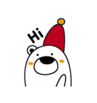 WhiteBear Christmas（個別スタンプ：1）