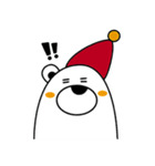 WhiteBear Christmas（個別スタンプ：16）