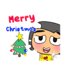 Kamo. Merry Christmas ^_^（個別スタンプ：24）