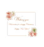 Christmas Greeting Card in English（個別スタンプ：8）