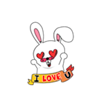 Bunny B Crazy（個別スタンプ：3）
