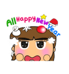 Seko.V17 ^^ Merry Christmas（個別スタンプ：35）