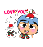 Kapi. Merry Christmas（個別スタンプ：12）