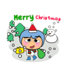 Kapi. Merry Christmas（個別スタンプ：35）