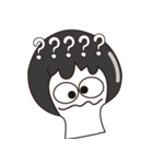 Rice spoon is black（個別スタンプ：3）