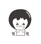 Rice spoon is black（個別スタンプ：10）