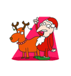 Fun Xmas with Weird Santa（個別スタンプ：1）
