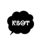 KBOT吹き出しスタンプ（個別スタンプ：1）