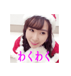 松原みずきサンタ版スタンプ（個別スタンプ：18）