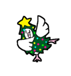 普通の文鳥ちゃんのクリスマス（個別スタンプ：9）