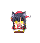 Black Cat Miyo Christmas Version（個別スタンプ：3）