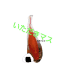 金魚さん<+))><<（個別スタンプ：9）