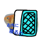 金魚さん<+))><<（個別スタンプ：15）