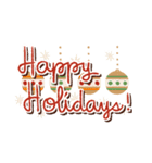 Happy Holidays Sticker:Christmas message（個別スタンプ：2）