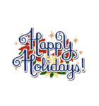 Happy Holidays Sticker:Christmas message（個別スタンプ：3）