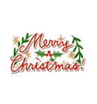 Happy Holidays Sticker:Christmas message（個別スタンプ：5）