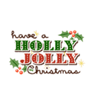 Happy Holidays Sticker:Christmas message（個別スタンプ：19）