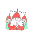 みどぶのスタンプ クリスマスぱっつん姉妹（個別スタンプ：7）