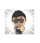 [Animation Ver.] Taklong Story ＆ Friends（個別スタンプ：3）