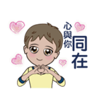 Q little boy（個別スタンプ：1）