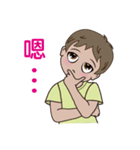 Q little boy（個別スタンプ：15）