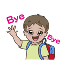 Q little boy（個別スタンプ：21）