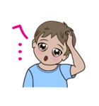 Q little boy（個別スタンプ：27）
