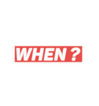 Red Words（個別スタンプ：6）