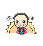 おでこちゃんのかわいいほのぼのスタンプ（個別スタンプ：6）
