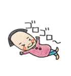 おでこちゃんのかわいいほのぼのスタンプ（個別スタンプ：12）