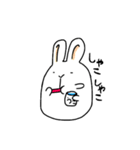 フツーだね。だんごうさぎさん（個別スタンプ：2）
