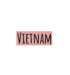 the name of my countryv（個別スタンプ：23）