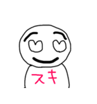 たれ眉の人のつぶやき（個別スタンプ：15）