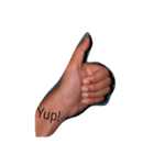 My Hand's Sticker is good.（個別スタンプ：1）