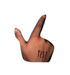 My Hand's Sticker is good.（個別スタンプ：4）
