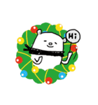 Flower sound bear - Christmas limited（個別スタンプ：1）