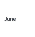 シンプルな日付【6月】（個別スタンプ：2）