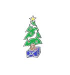 亀岡たわ太のクリスマスキャラクター（個別スタンプ：6）