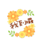Natural Sticker- flower-CT（個別スタンプ：25）