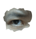 an eye.....can tell you something（個別スタンプ：3）