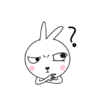 pink rabbit with yellowurt（個別スタンプ：10）